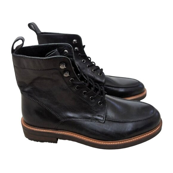 Express‎ Hiker Chukka Boot Mens 9 Black Leather Lace Up City Casual Modern main image 10